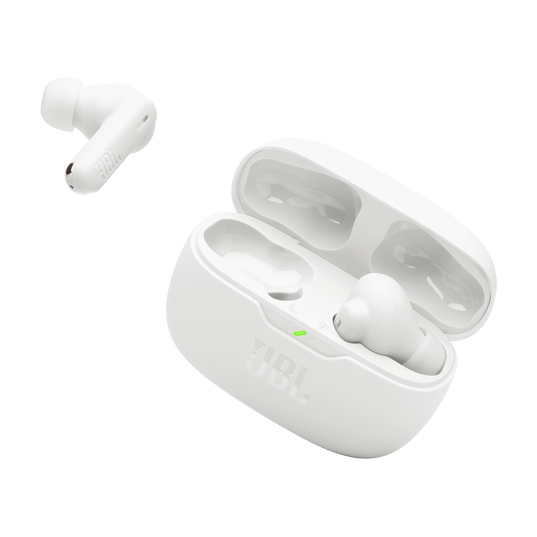 JBL Wave Beam 2 - White - True Wireless Noise Cancelling Earbuds - Detailshot 2